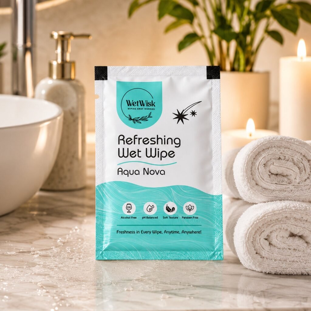 Aqua Nova Refreshing Wet Wipe – Gentle & Travel-Friendly Cleansing