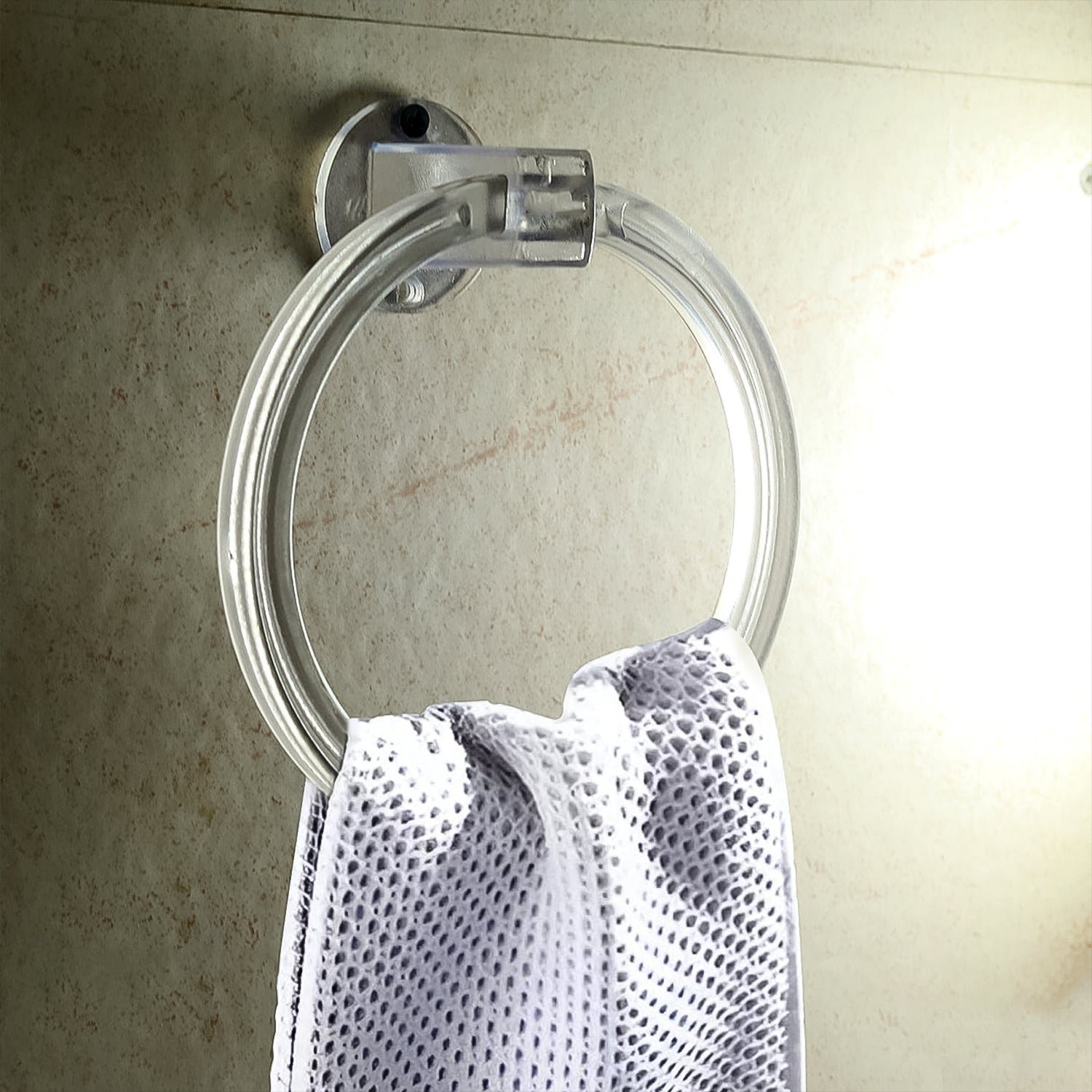 ABS Towel Ring - Unbreakable Wall Mounted Holder | BathNova - Image 3