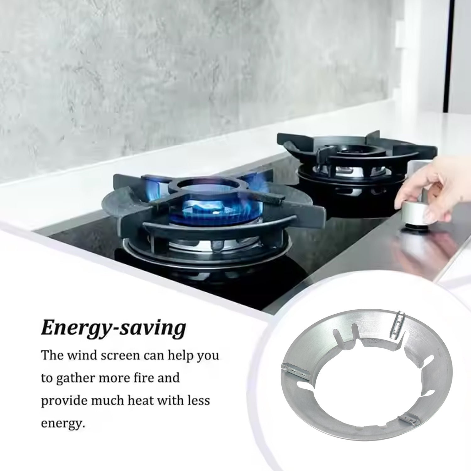 Gas Stove Burner Stand – Fireproof, Energy-Saving Pot Support | Fixorix - Image 3