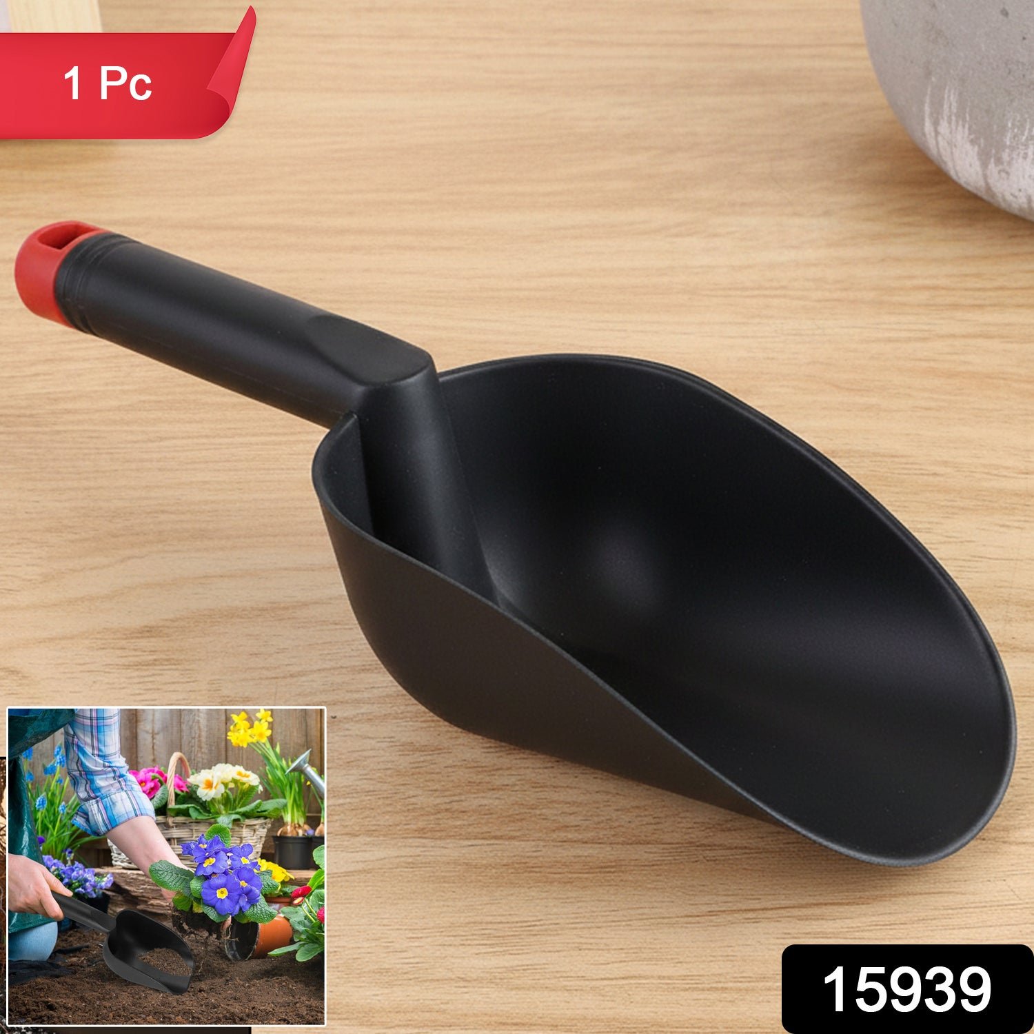 Garden Hand Trowel – Durable Heavy Duty Plastic for Easy Digging - Image 2