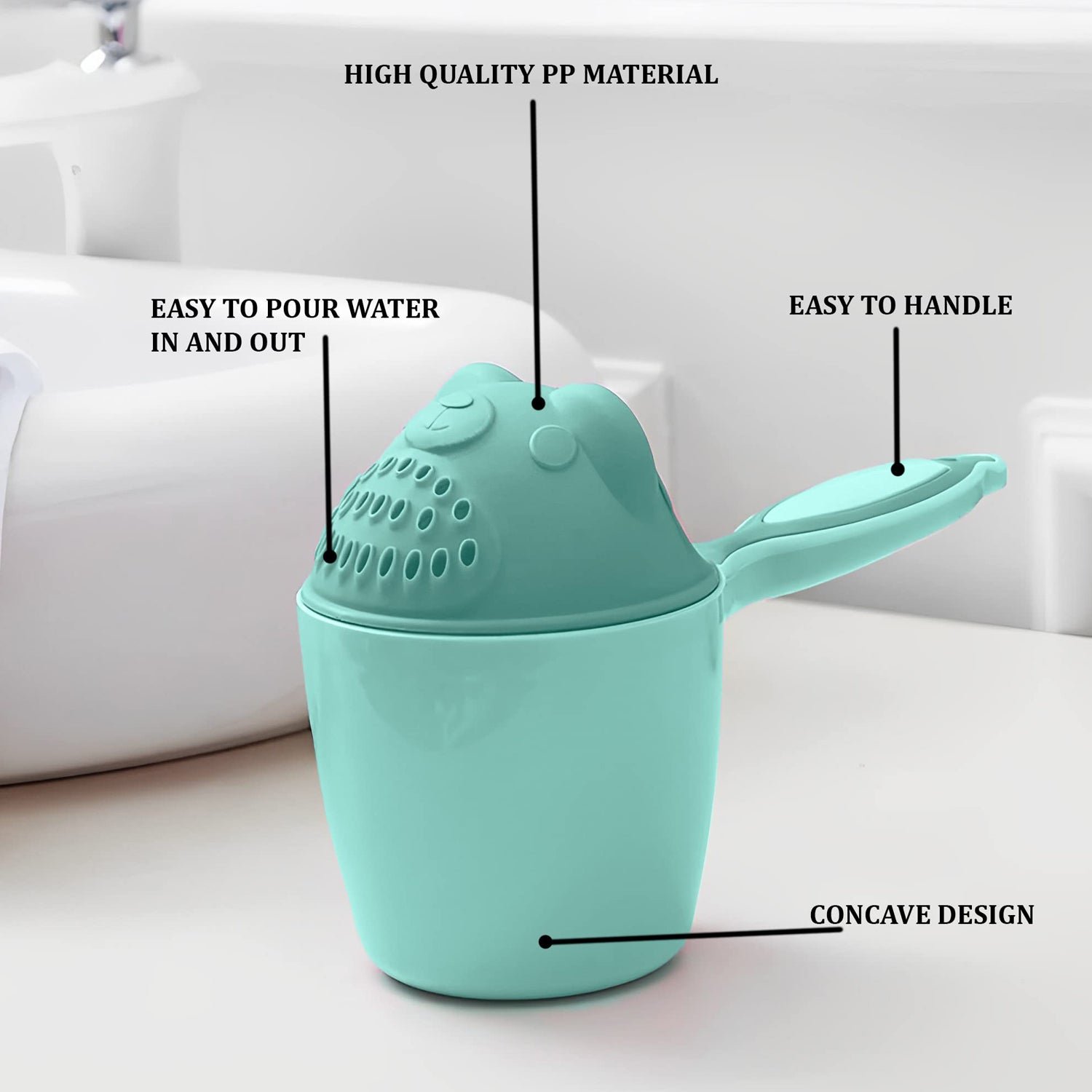 Baby Shampoo Shower Cup – Safe Eye Protection for Kids | Mini Bubbles - Image 4