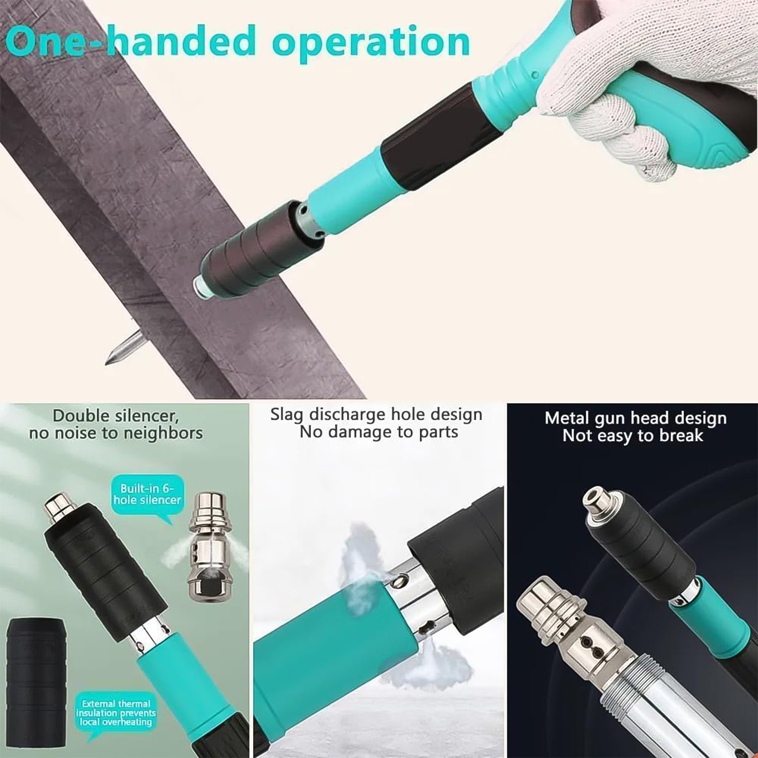 Manual Steel Nail Gun – Portable Wall Fastener | BoltForce - Image 5