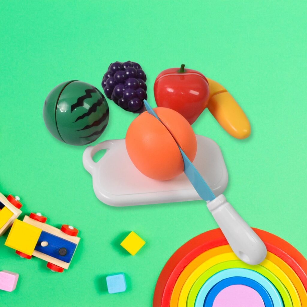 Fruit Cutting Toy Set - Sliceable Play Food for Kids | Aditi