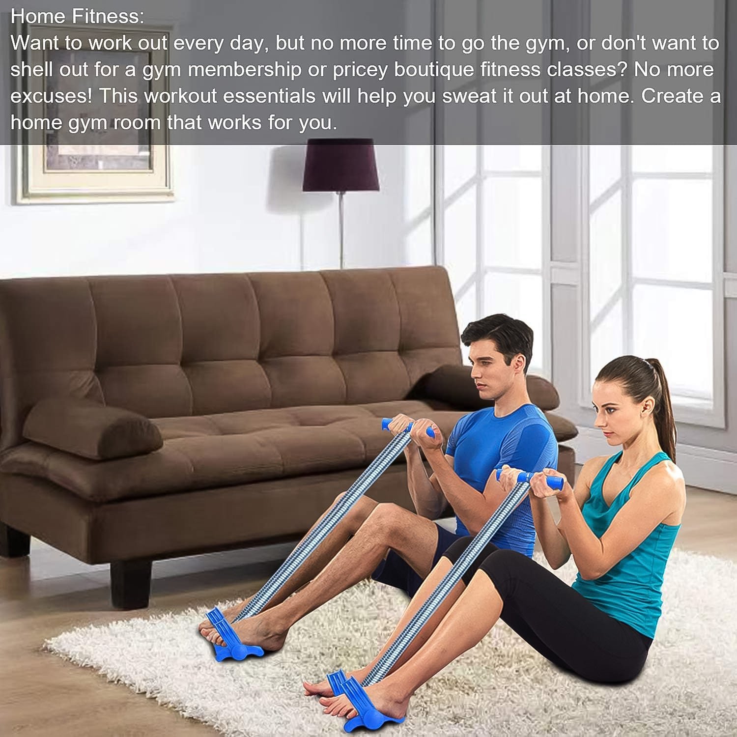 Foot Pedal Resistance Band – Full Body Home Workout | FitFuzion - Image 3