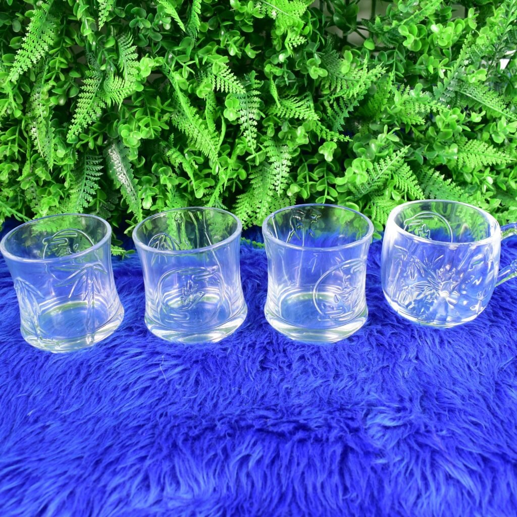 Glass Drinkware Set - 4-Piece Mugs & Tumblers | TableNest
