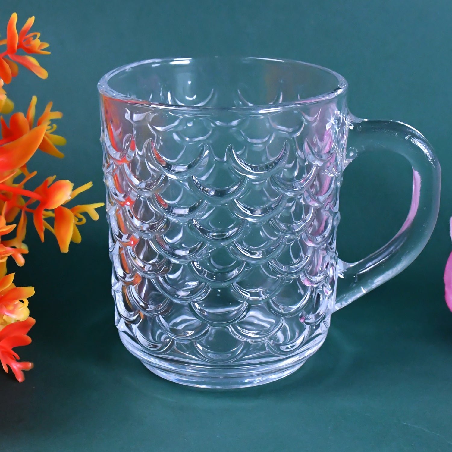 Glass Coffee Mugs - 225ml Heat-Resistant Set of 6 | Indo Glow - Image 3