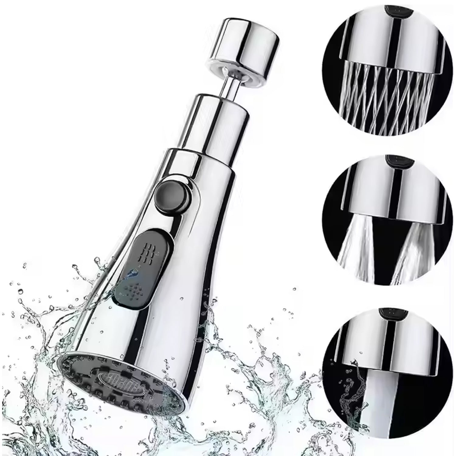 Kitchen Faucet Sprayer - 3-Function Pull Down |