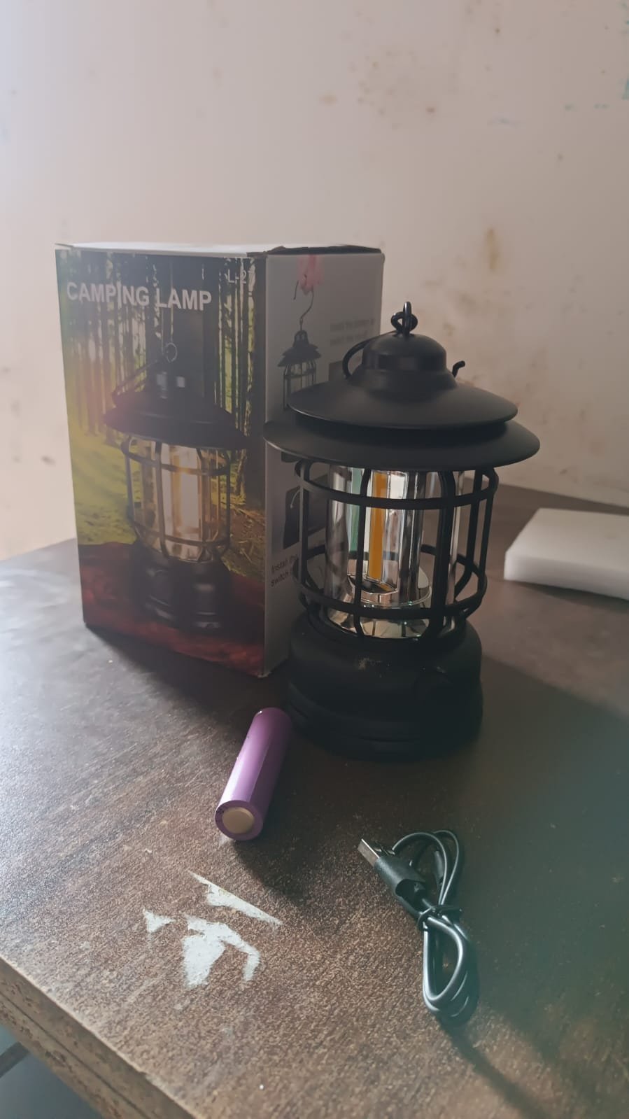 Rechargeable LED Camping Lantern - Retro Dimmable Light | Garden Vera - Image 7