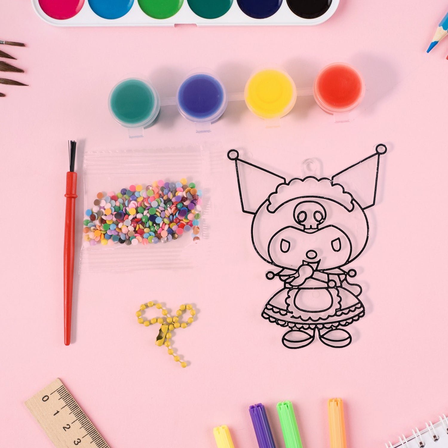 Kids Paint Coloring & Craft Activity Set – Complete Creative DIY Kit - Image 4