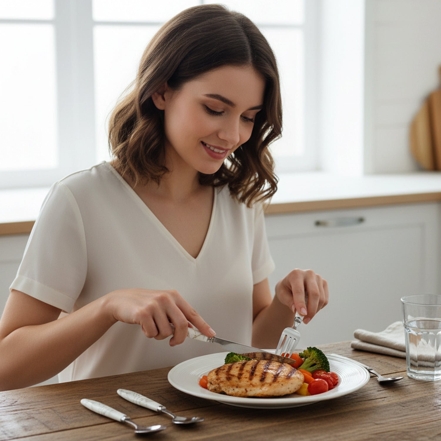Stainless Steel Cutlery Set – Elegant Dining Essential for Home and Kitchen - Image 3
