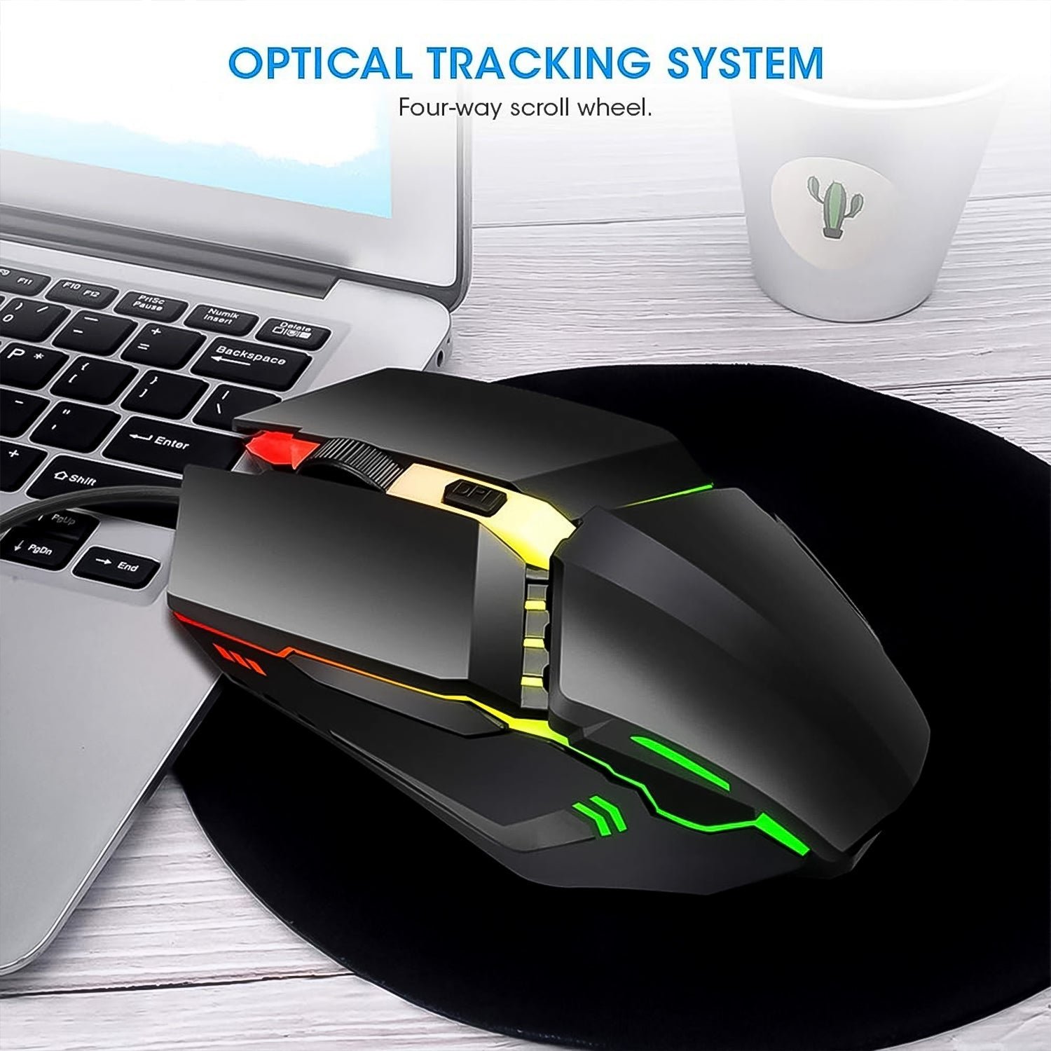 Wired Gaming Mouse - Ergonomic Design & RGB Lighting | Indo Glow - Image 5