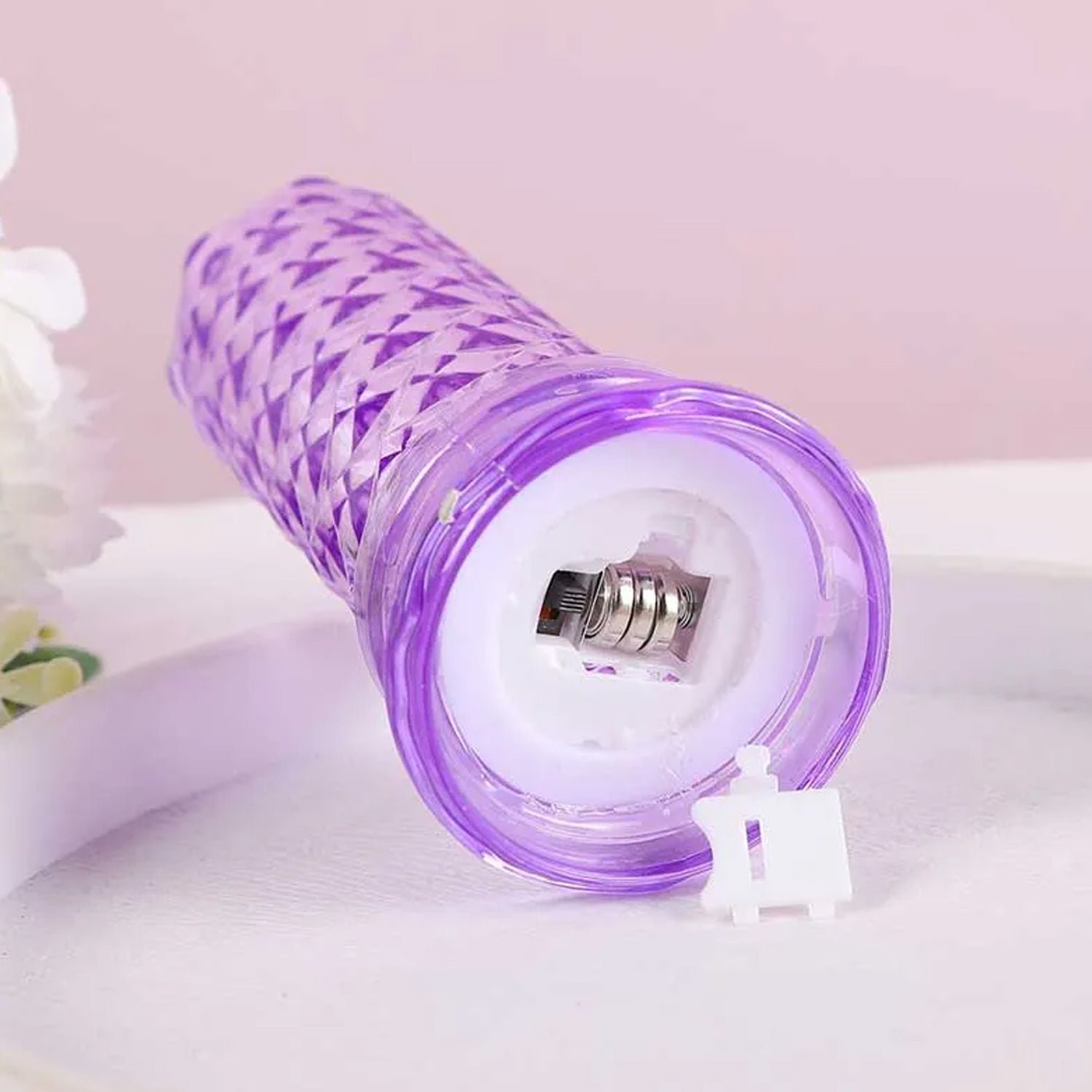 Crystal Candlelight – Multicolor Decorative Candle for Diwali | Styleva - Image 6