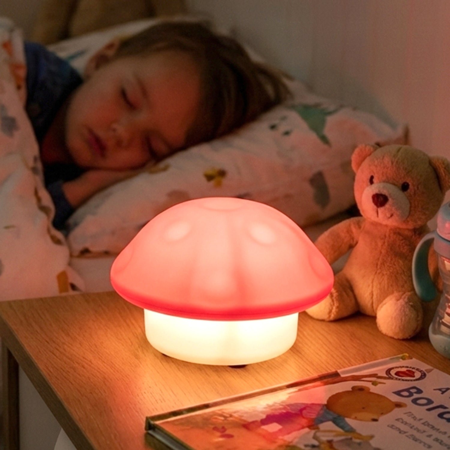 Mushroom Shaped LED Night Light – Soft Glow Energy Saving Lamp - Image 3