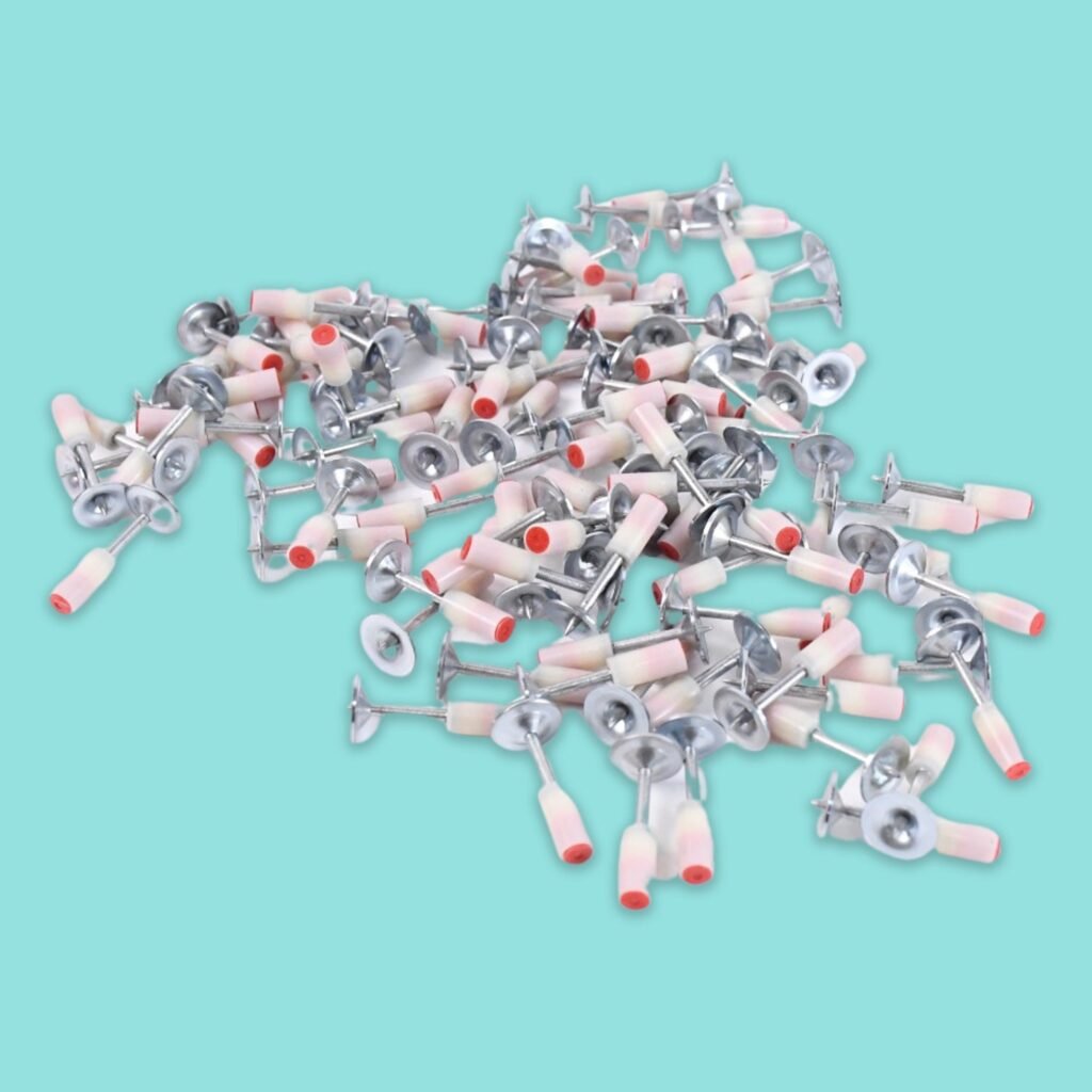 Steel Nail Gun Nails - 100 Pcs for Concrete & Wall | BoltForce