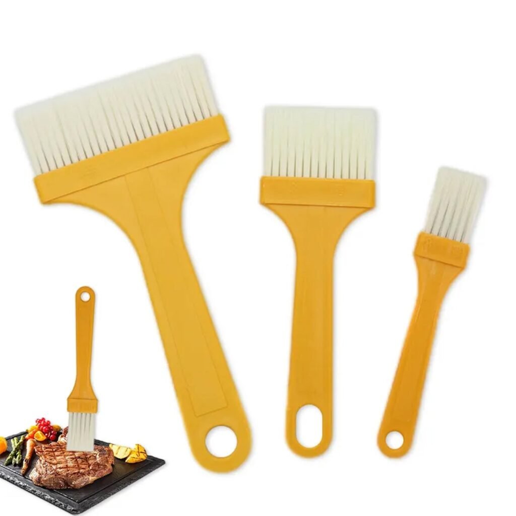 Basting Brush Set - 3 Pcs Silicone Kitchen Tools | Bake & Dwell