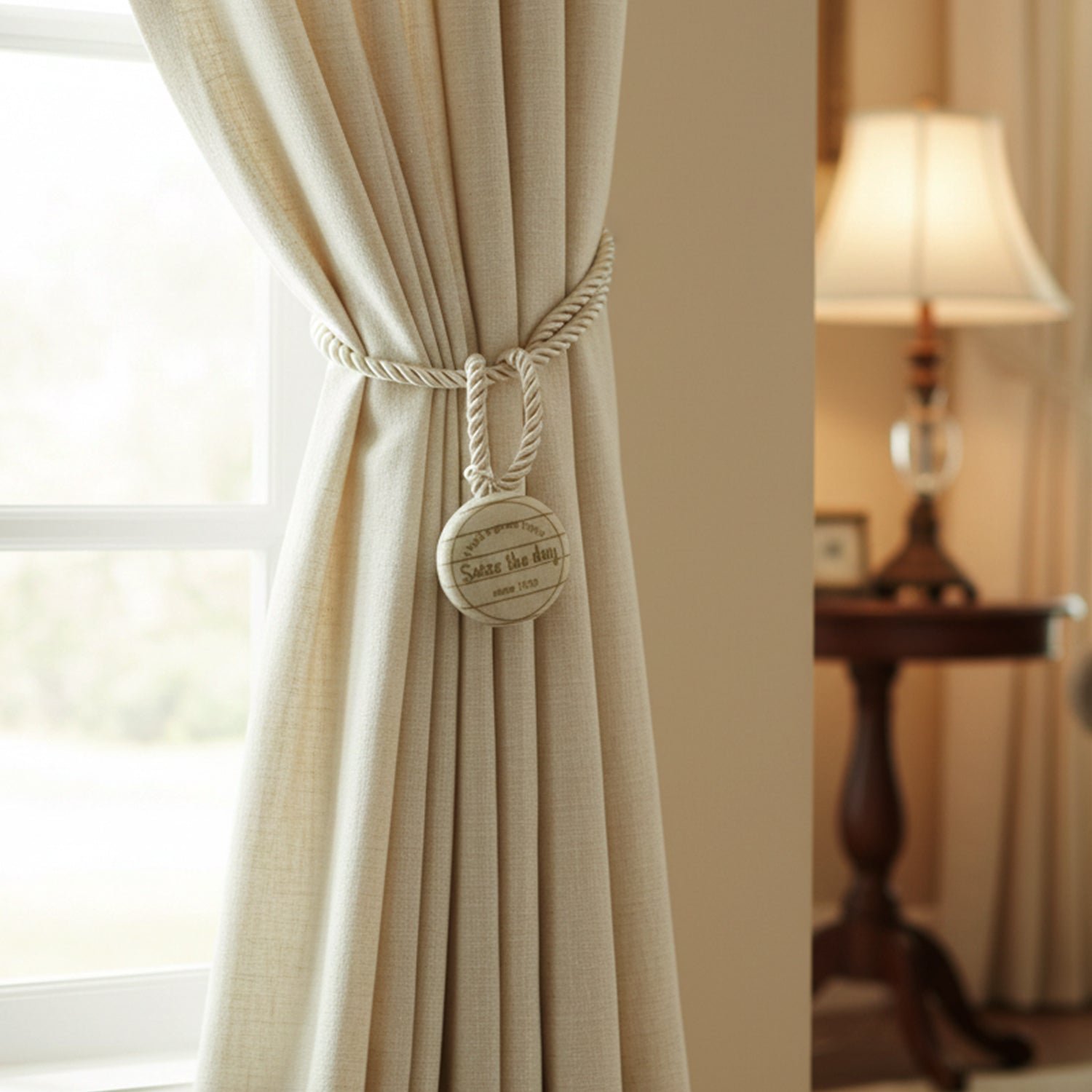 Magnetic Curtain Tieback – Stylish No-Drill Curtain Holder - Image 4