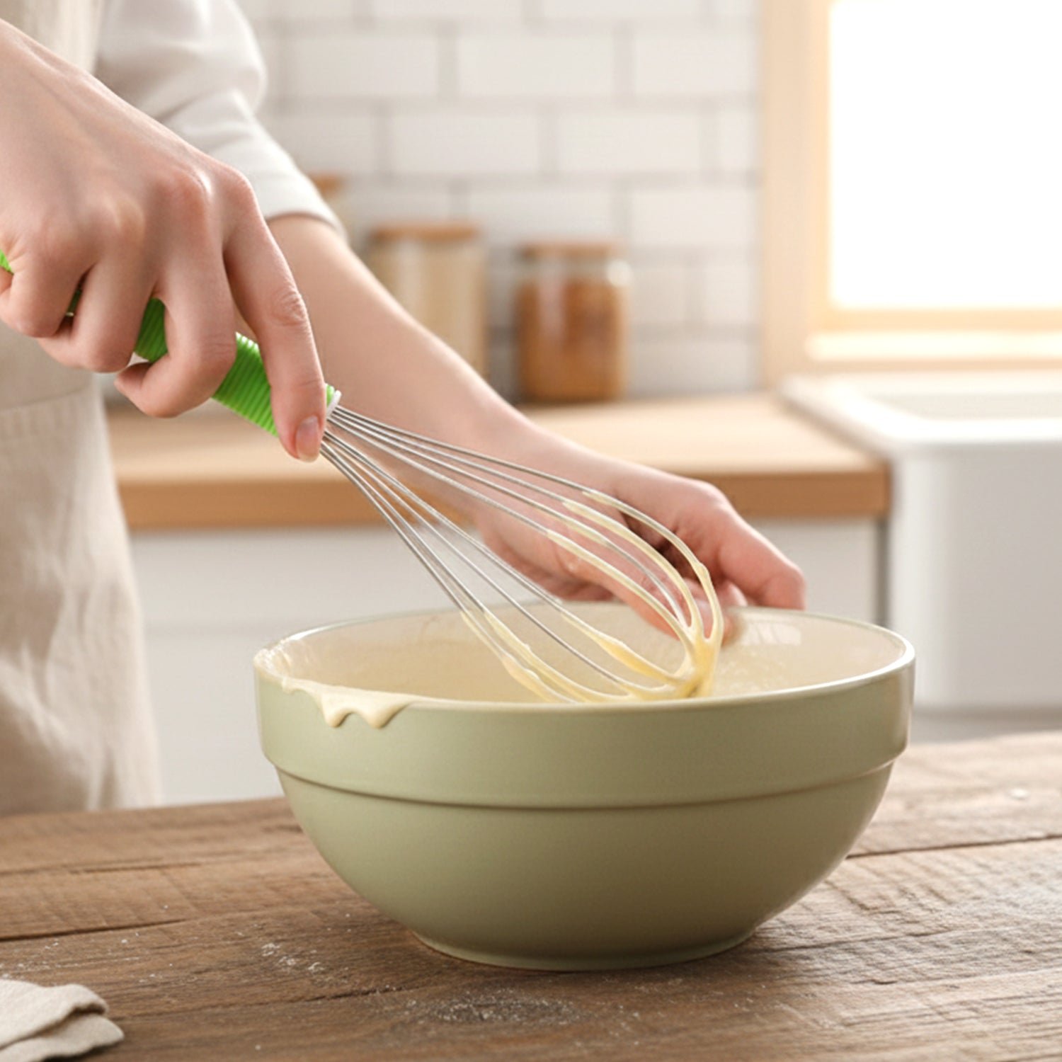 Kitchen Whisk – Multipurpose Handheld 16 cm for Smooth Mixing - Image 4