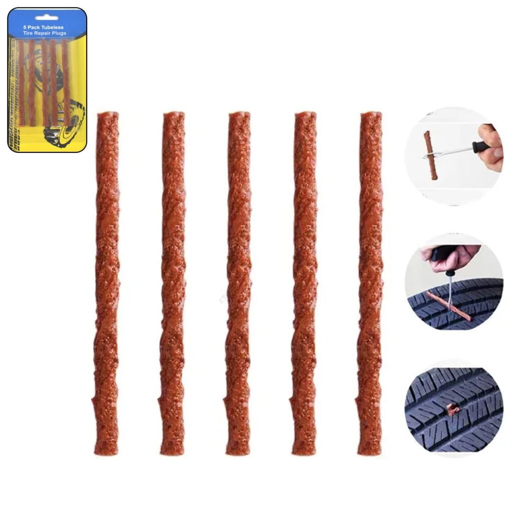 Tyre Repair Strips - Emergency Puncture Seal (5 Pcs) | Indo Glow