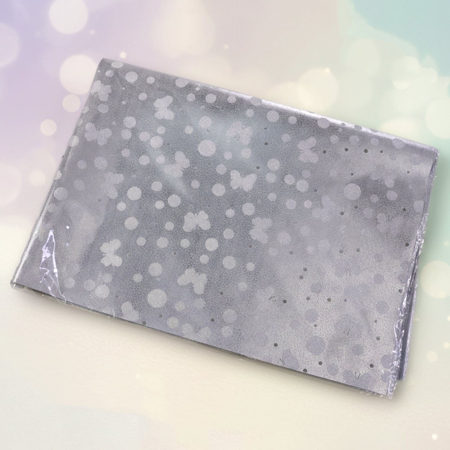 Silver Decorative Gift Wrapping Paper Sheets – 20 Pieces Premium Pack - Image 4