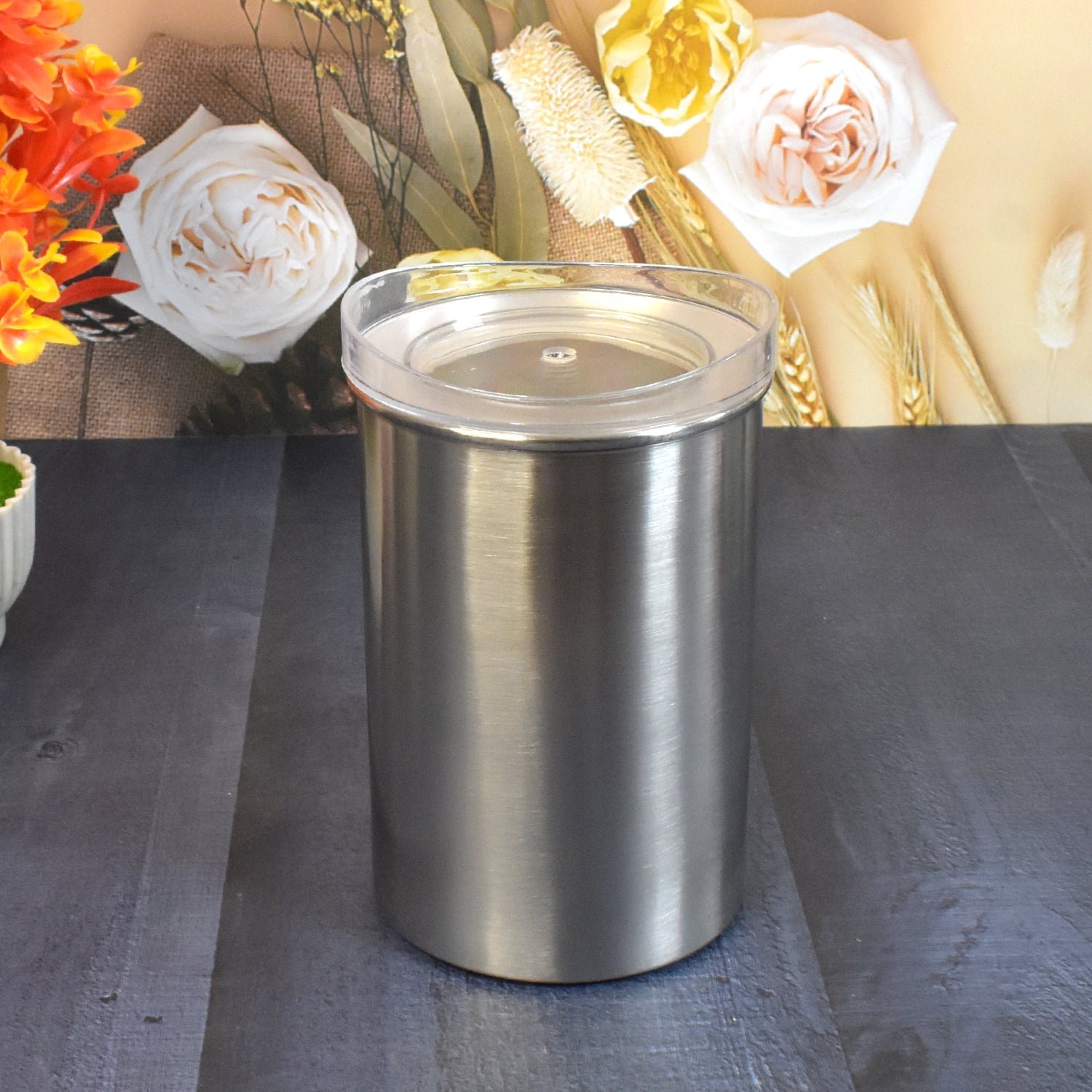 Stainless Steel Airtight Container - 1000 ML with Lid | Konvex