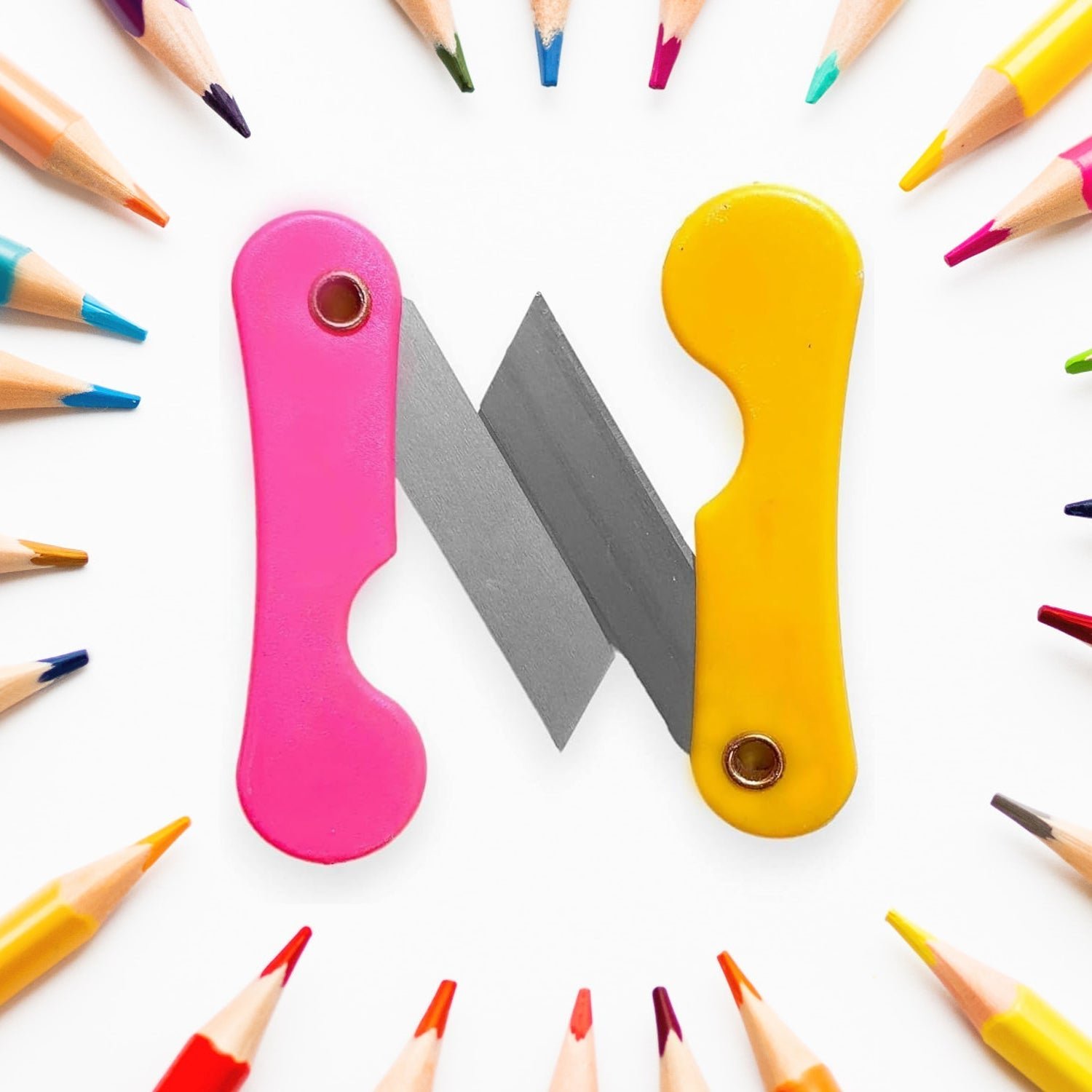 Mini Paper Cutter Knife - Multicolour 12-Pack | CutNova - Image 3