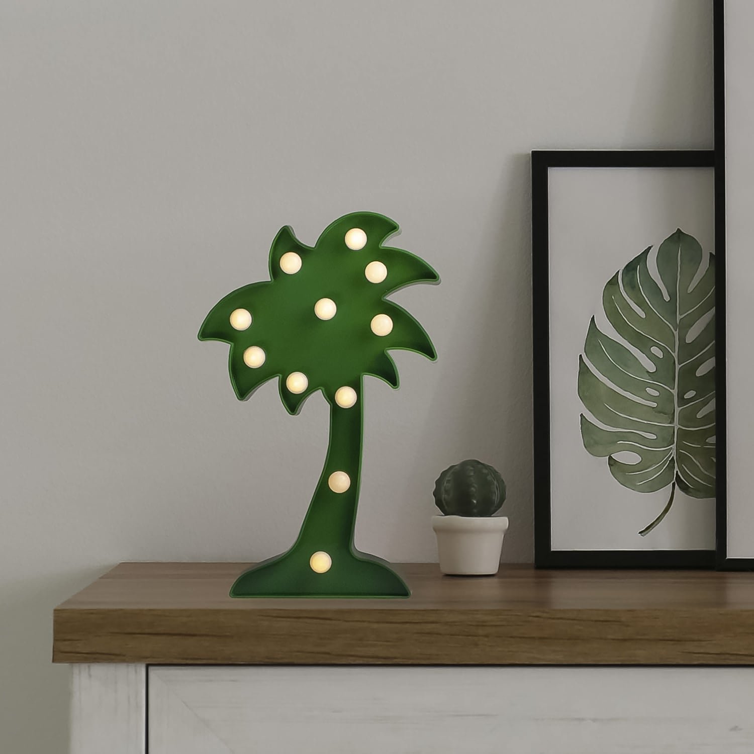 Coconut Tree LED Lamp - Romantic Table Night Light | Tidy Table - Image 6