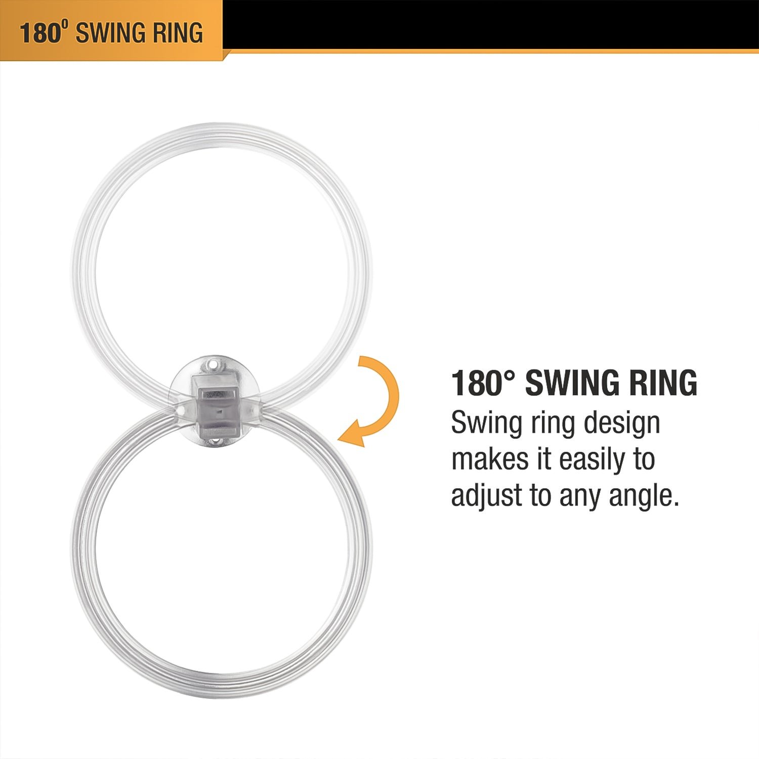 ABS Towel Ring - Unbreakable Wall Mounted Holder | BathNova - Image 4