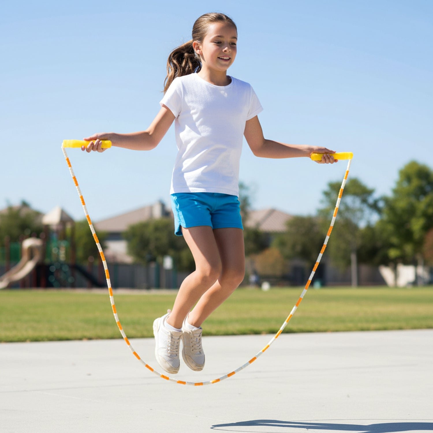 Kids Beaded Skipping Rope – Durable & Comfortable Grip - Image 4