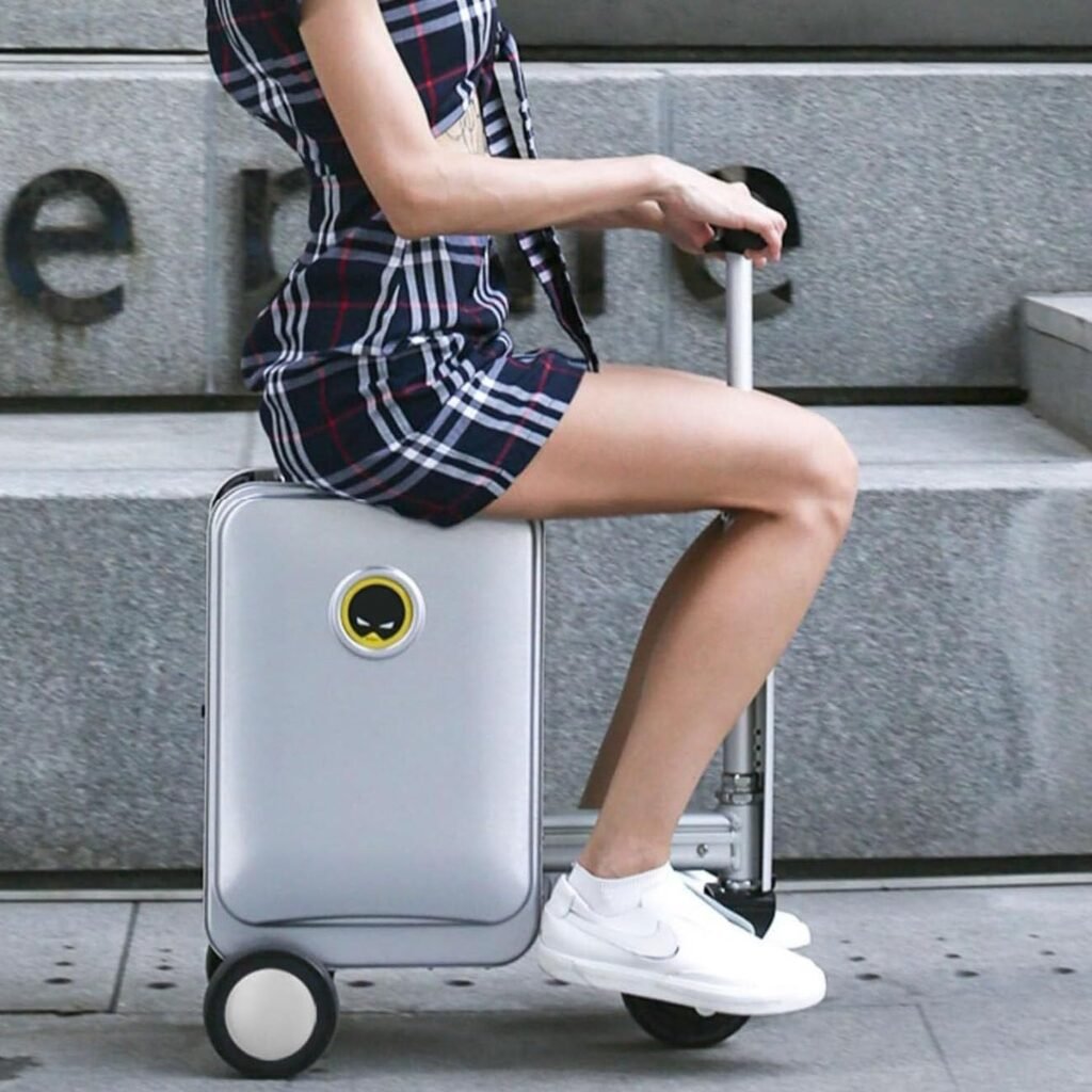 Electric Scooter Suitcase - Rideable Smart Luggage with Removable Battery |