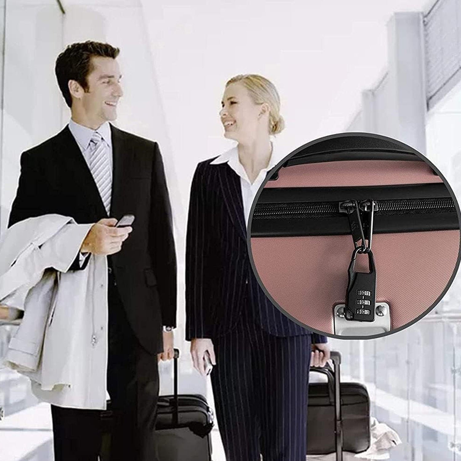3-Digit Combination Travel Lock – Secure Keyless Luggage Lock - Image 4