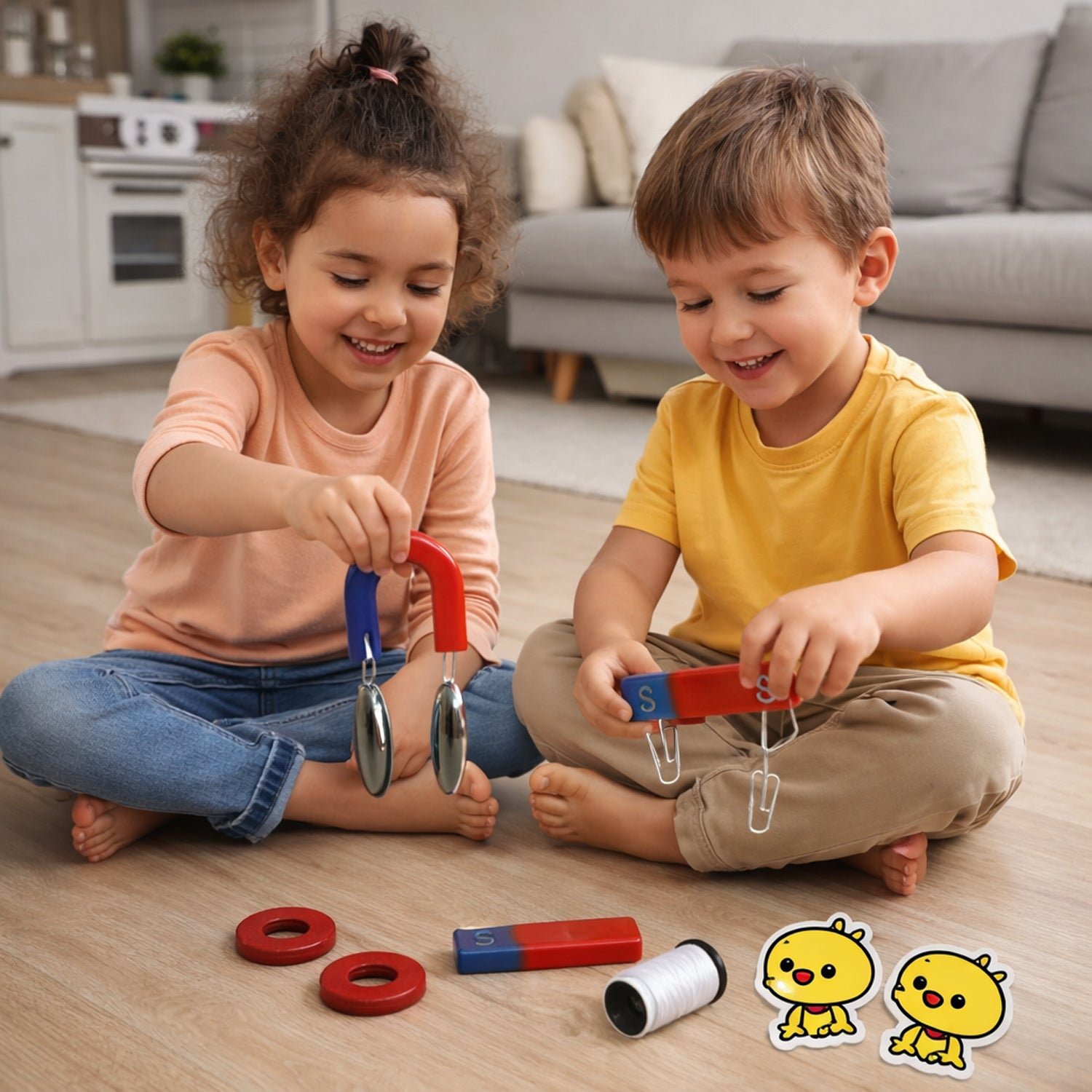 Kids Educational Magnet Play Toy Set – Hands-On STEM Learning - Image 3