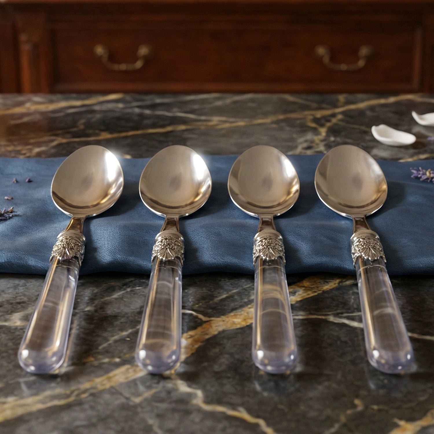 Stainless Steel Dessert Spoon – Elegant Multipurpose Cutlery for Home & Dining - Image 8