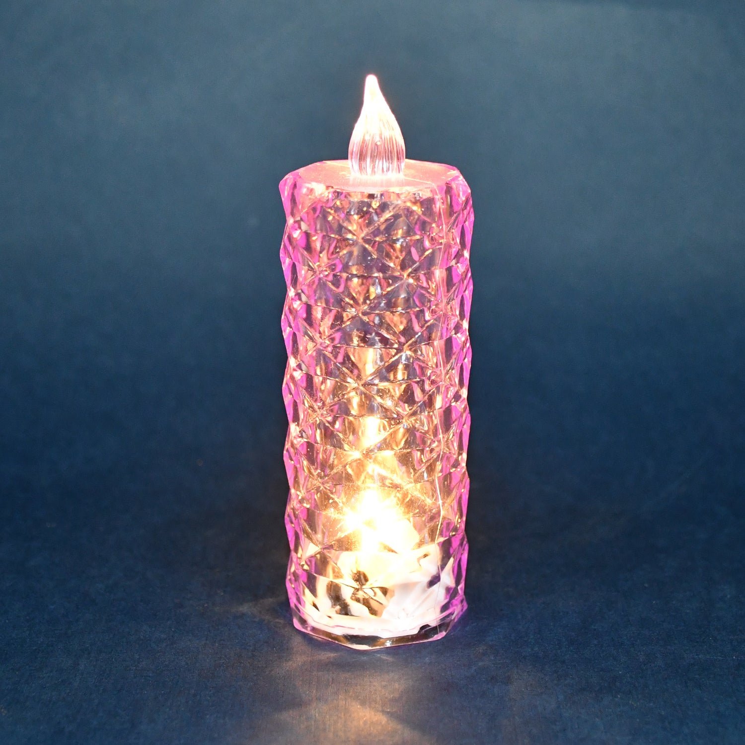 Crystal Candlelight – Multicolor Decorative Candle for Diwali | Styleva - Image 7