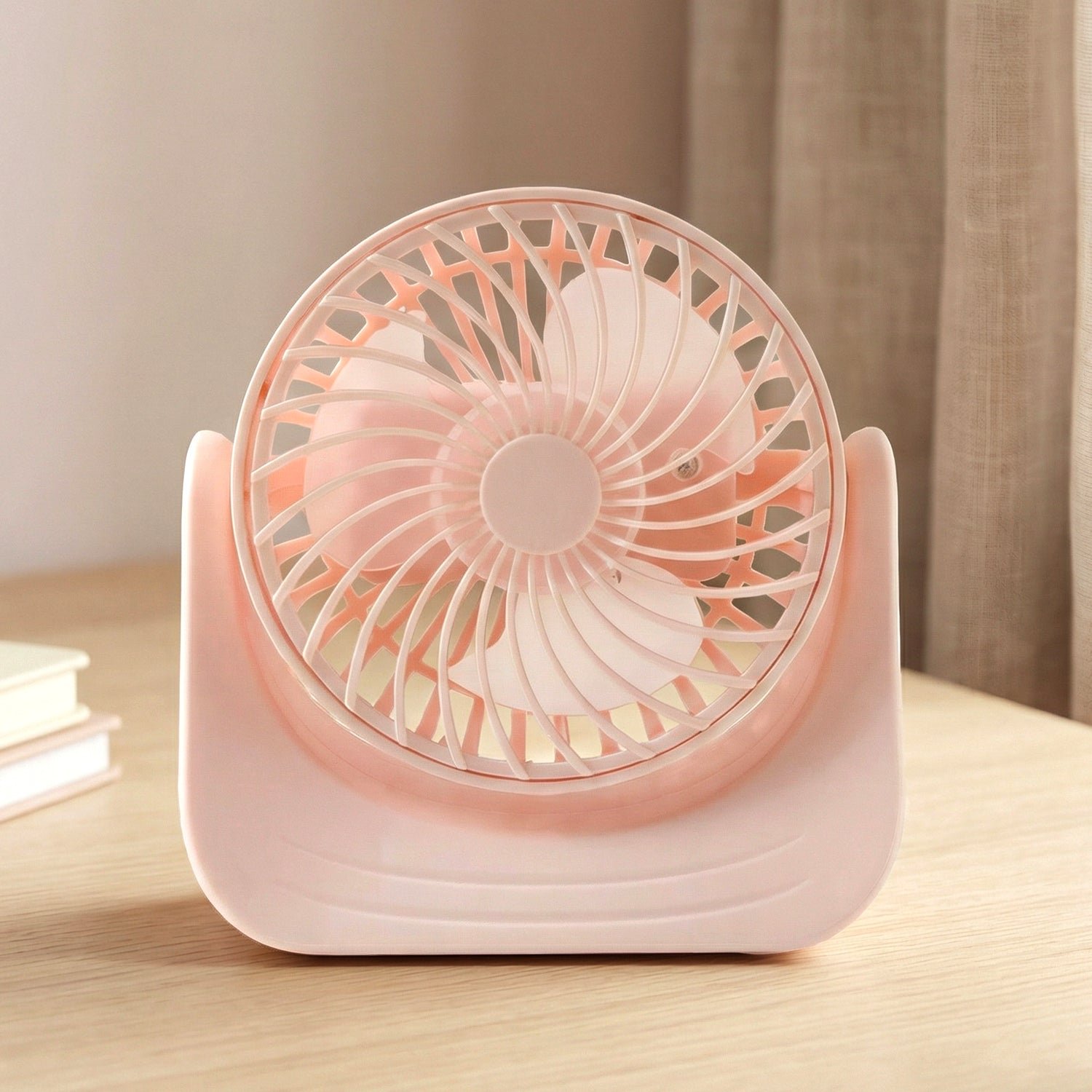 Silent Mini Desk Fan – Rechargeable, Adjustable Tilt & USB - Image 9