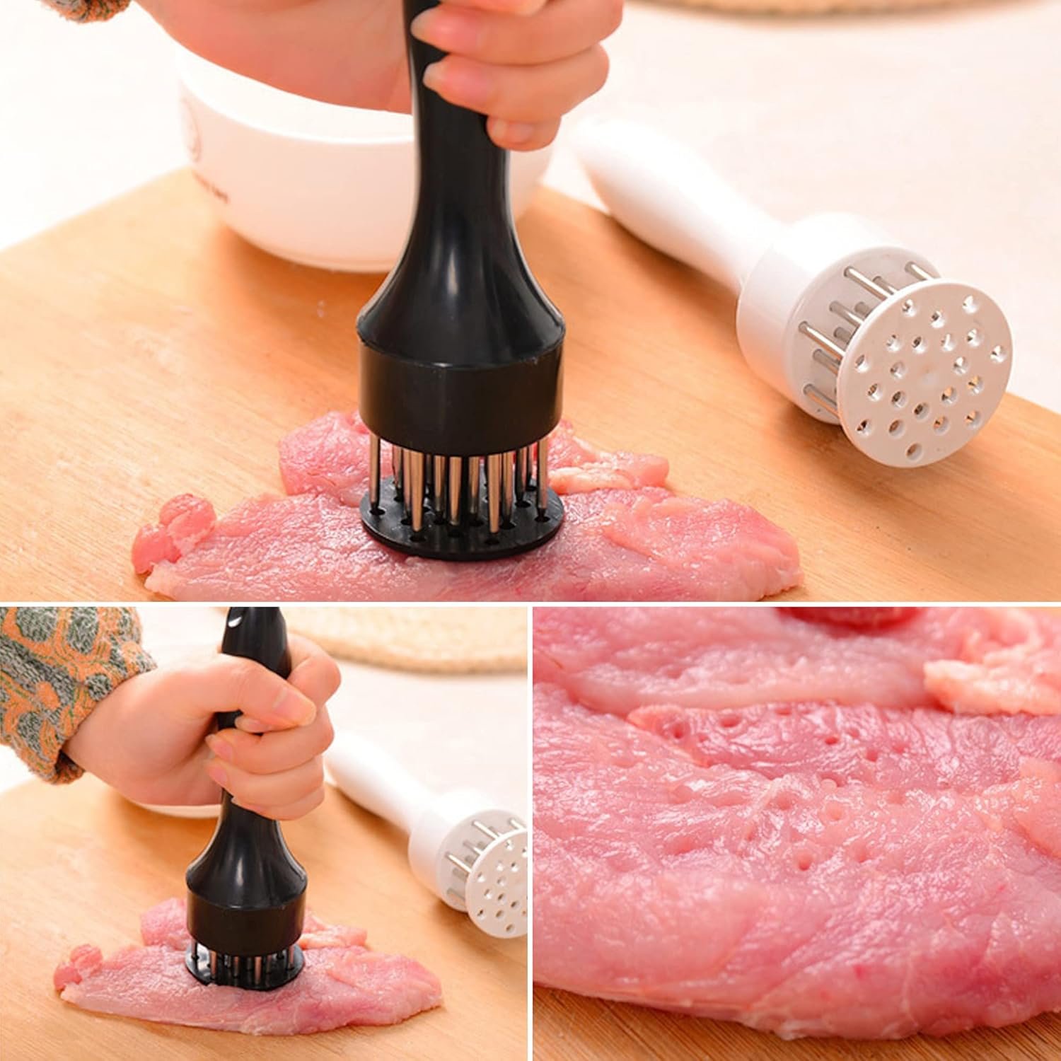 Meat Tenderizer Tool - Stainless Steel Needle for Juicier Meats | ToolMate Pro