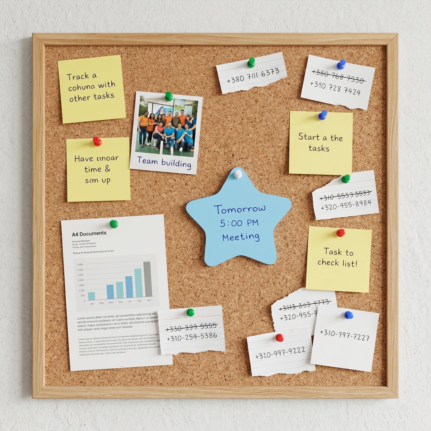 Star-Shaped Sticky Notes – Reusable & Vibrant Reminders - Image 7