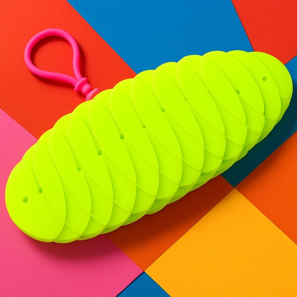 Flexible Worm Fidget Toy – Sensory Stress Relief & Focus Aid