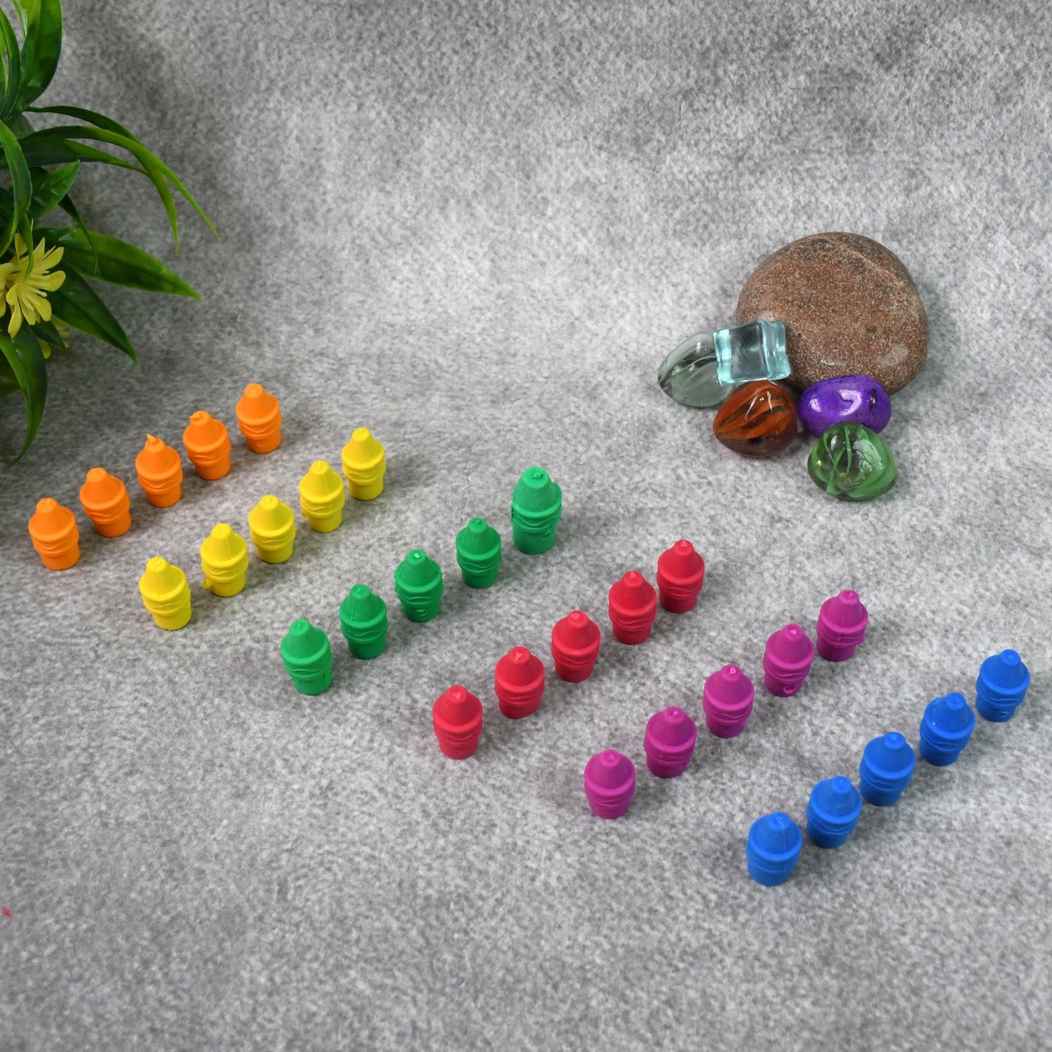 Pencil Top Erasers - Colorful Rubber for Kids' School | Writezo - Image 4