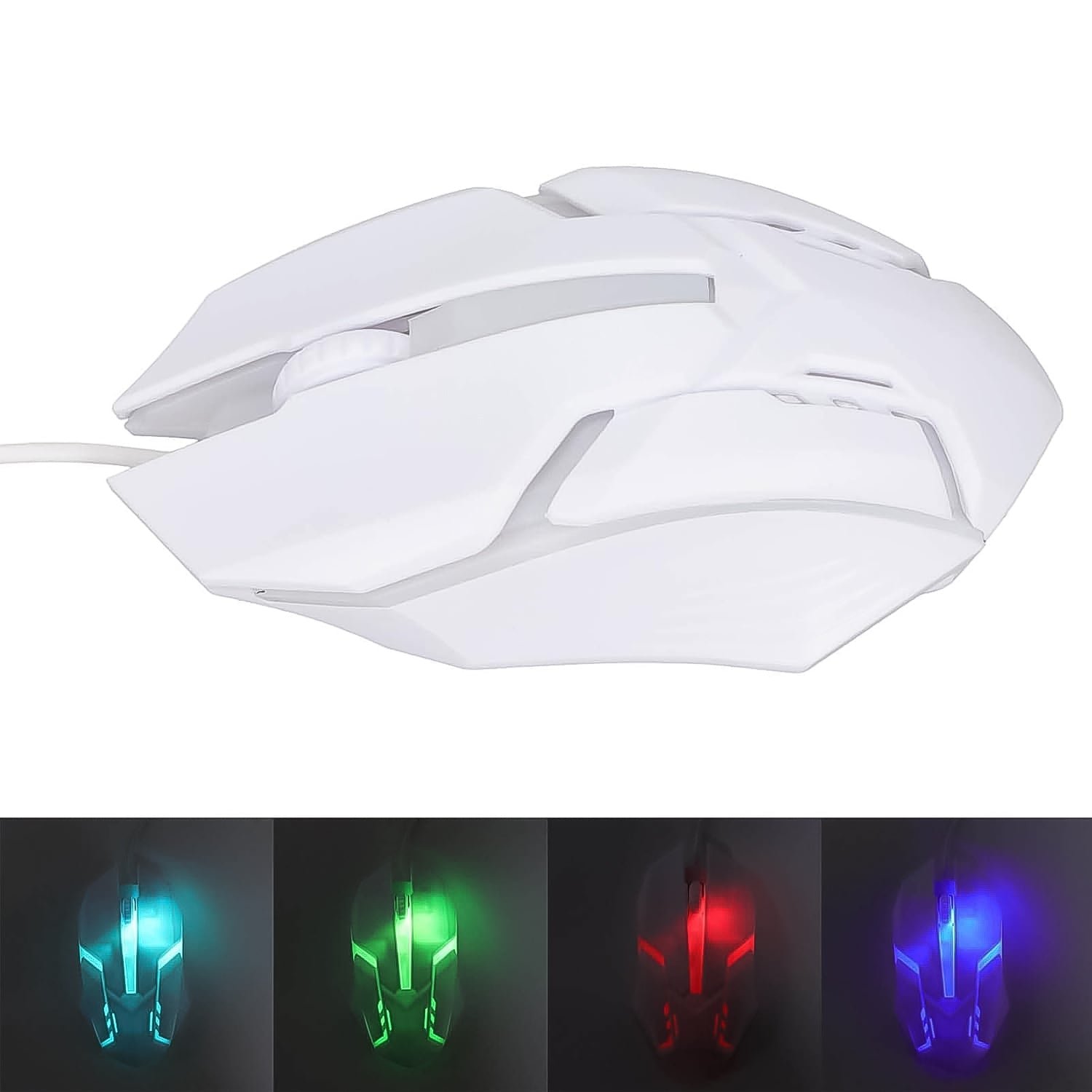 Wired Gaming Mouse - Ergonomic RGB Lighting for Gamers | Indo Glow - Image 5