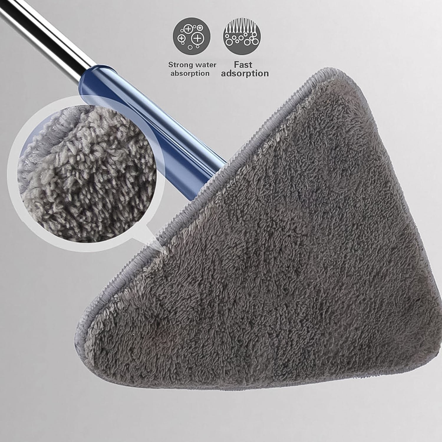 Triangle Mop - 360 - Rotatable, Extendable Handle | Storenzo - Image 6