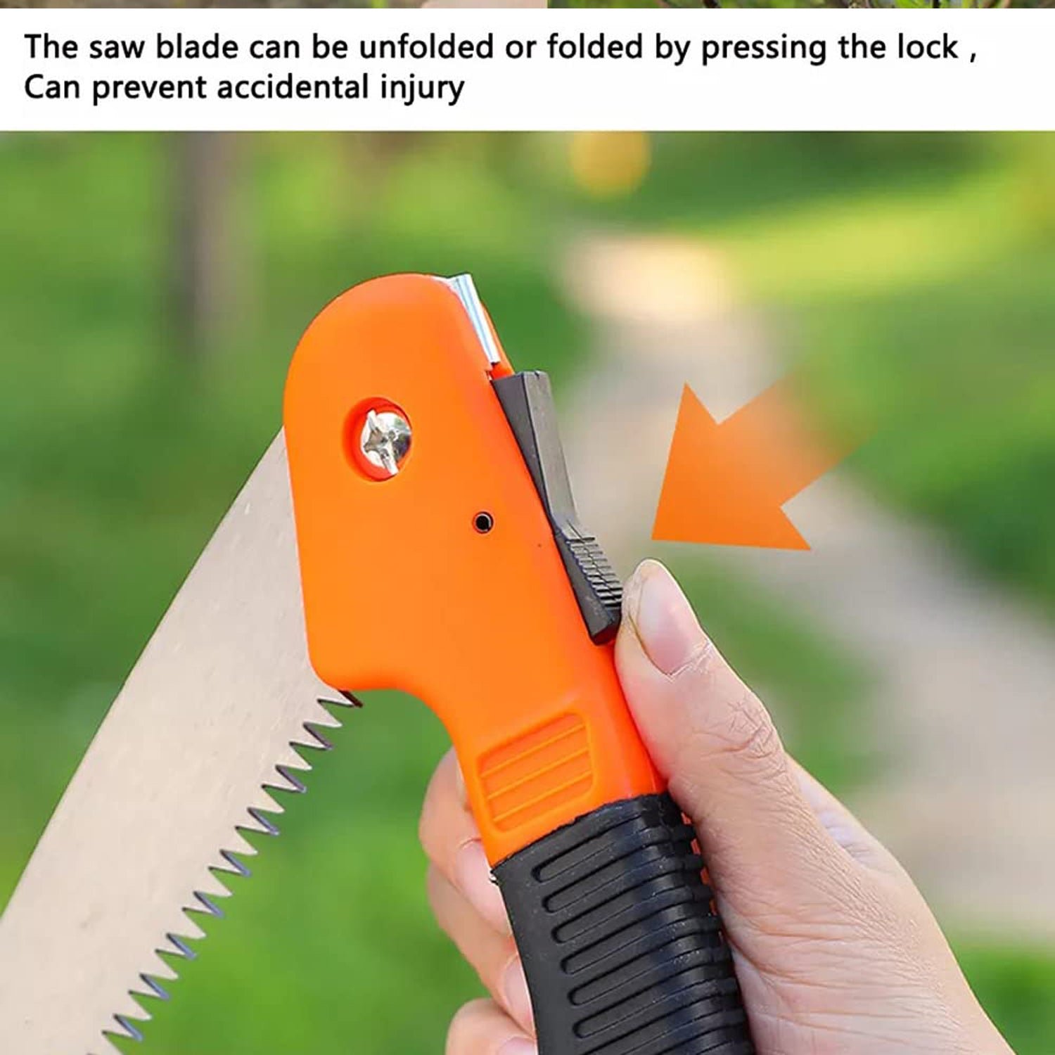 Folding Garden Hand Saw – Heavy Duty with Ergonomic Grip 40 cm - Image 3