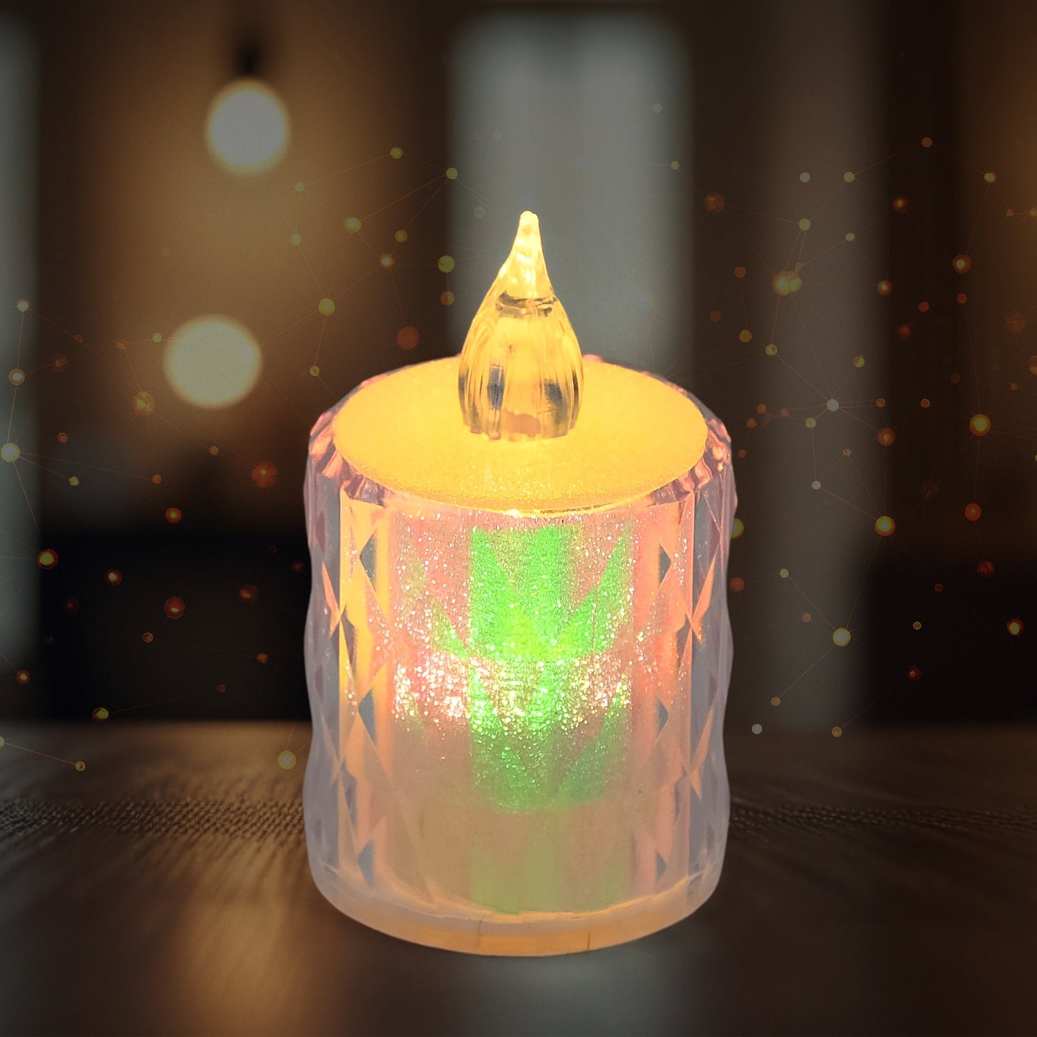 LED Tealight Candles 12 Pack – Flameless Diwali Decor | Styleva - Image 6