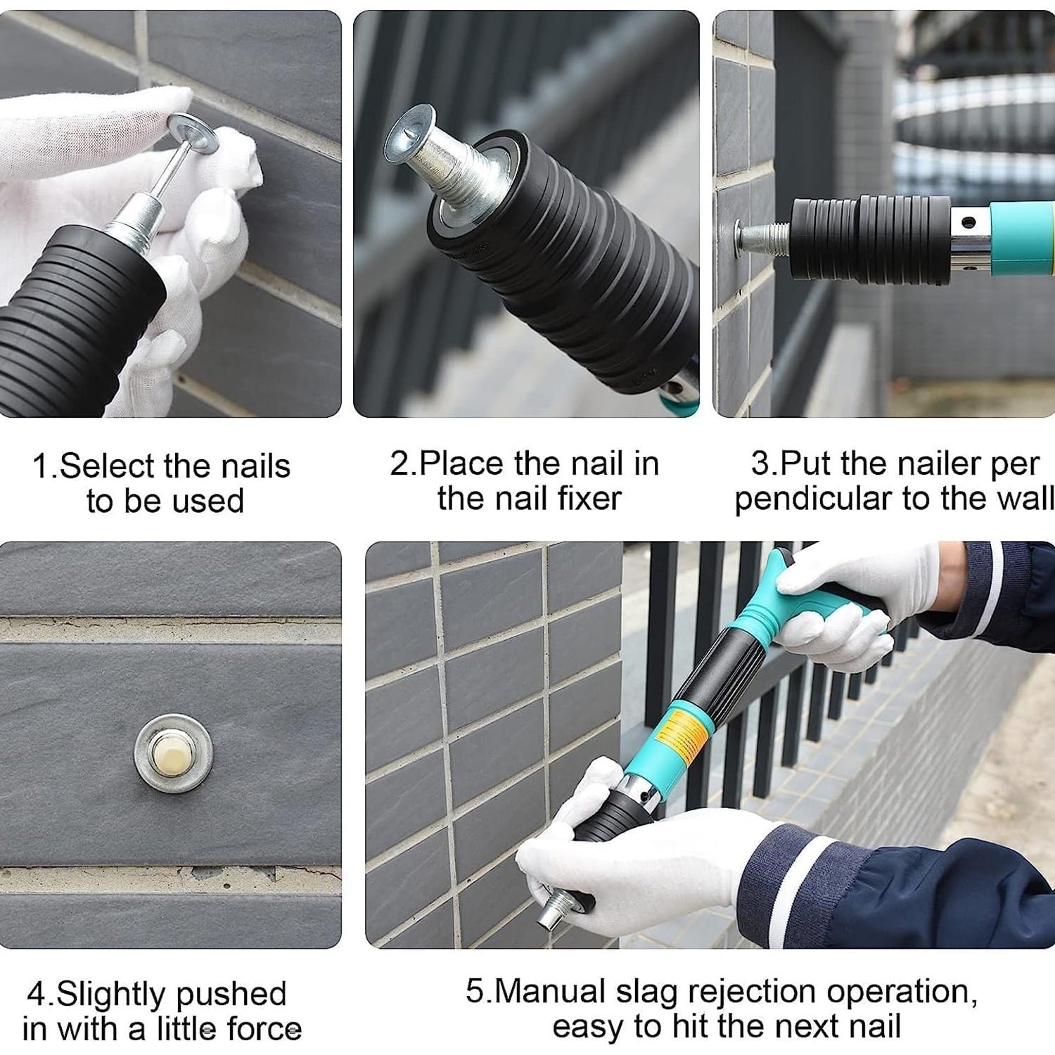 Manual Steel Nail Gun – Portable Wall Fastener | BoltForce - Image 3
