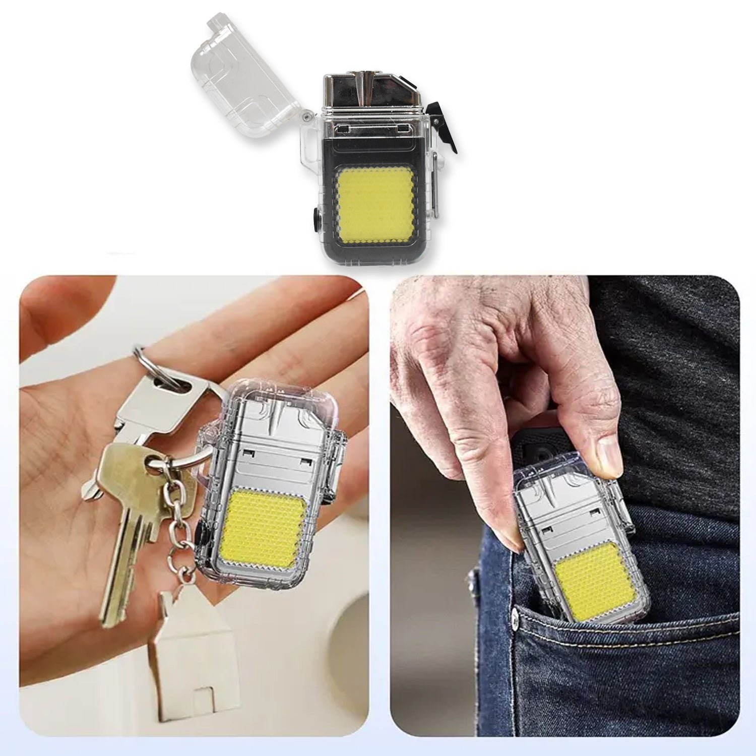 Electric Lighter Flashlight - USB Rechargeable 3-Mode COB | Indo Glow - Image 6