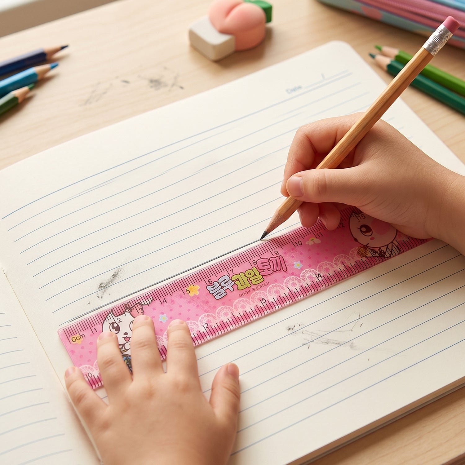 Kids 5-in-1 School Stationery Kit – Fun & Practical Learning Set - Image 5