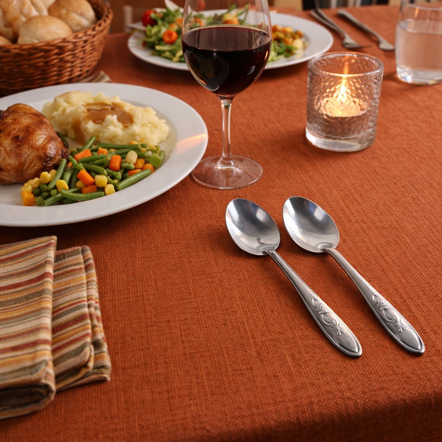 Stainless Steel Table Spoons Set – Elegant 12-Piece Dining Set - Image 3