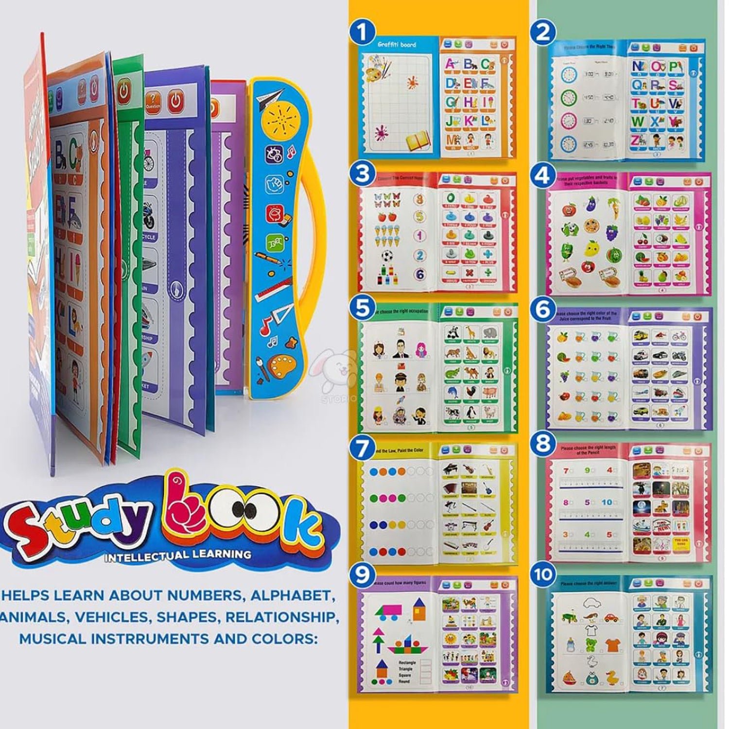Interactive Learning Book for Kids – Sound & Phonics Fun - Image 3
