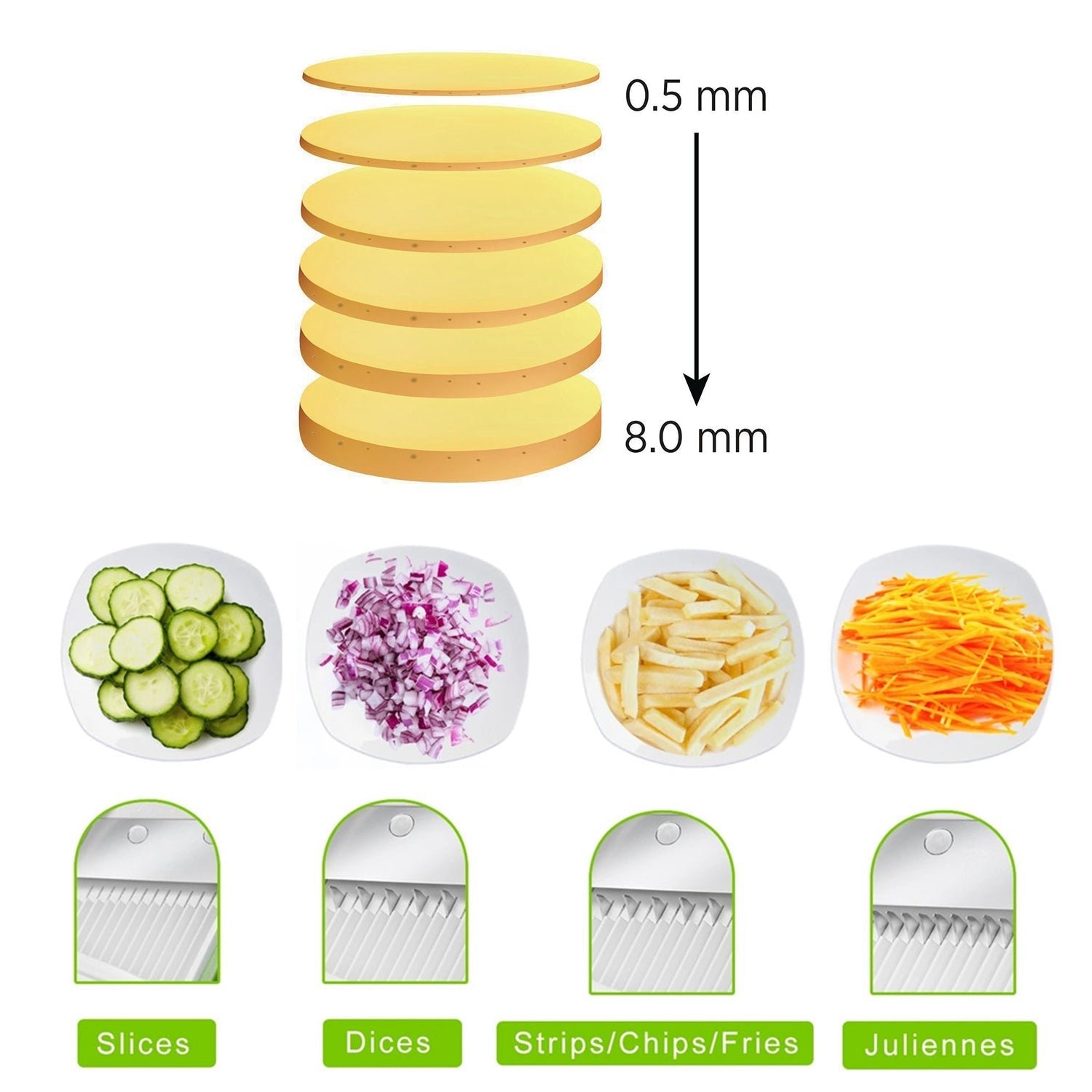 Vegetable Chopper – Time-Saving Adjustable Hand Press | XcelCraft - Image 7