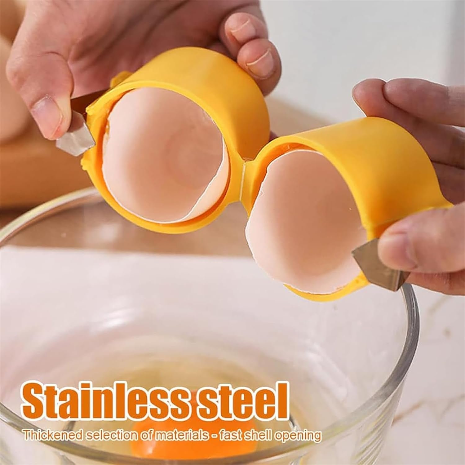 Egg Shell Opener - Handheld Egg Cracker Tool for Raw Eggs | Quickslice - Image 6