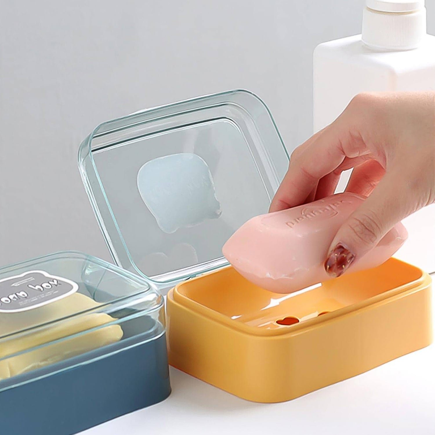 Self-Draining Soap Dish - Portable & Leakproof | VelvetBubbles - Image 3